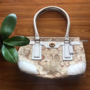 Coach tan purse